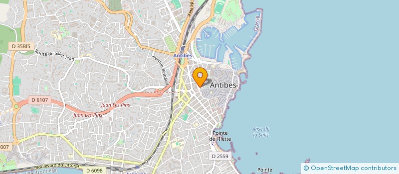 localisation de l'entreprise ATOUT JEUNESSE à ANTIBES