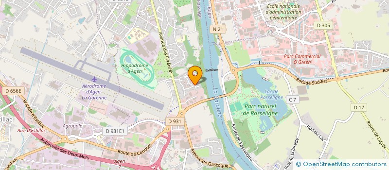 localisation de l'entreprise ATOUT JEUX  LE PASSAGE