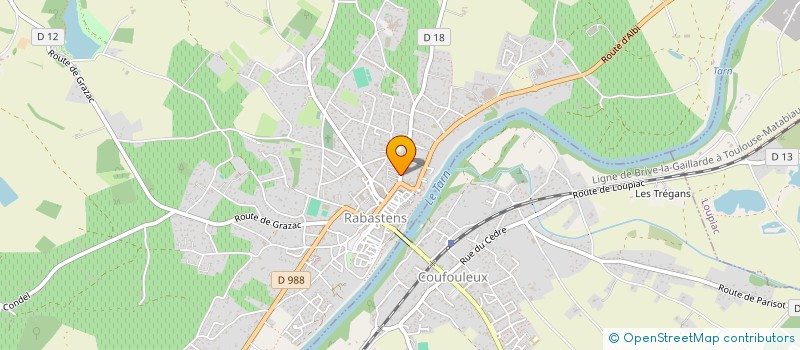 localisation de l'entreprise ATOUT' JOURS à RABASTENS
