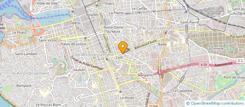 localisation de l'entreprise ATOUT LANGUES SUD à MARSEILLE