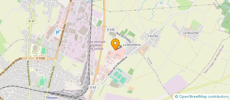 localisation de l'entreprise ATOUT LIEGE  THOUARS