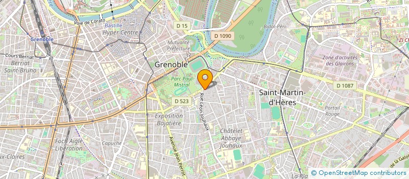 localisation de l'entreprise ATOUT LIGNE à GRENOBLE