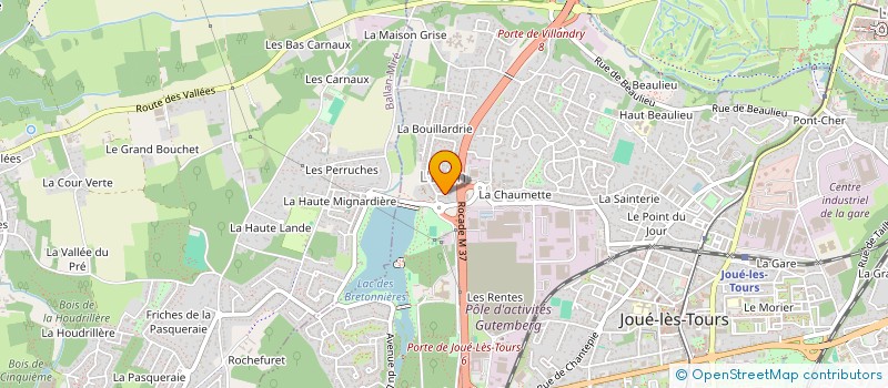localisation de l'entreprise ATOUT LIVRAISON SERVICE à JOUE-LES-TOURS