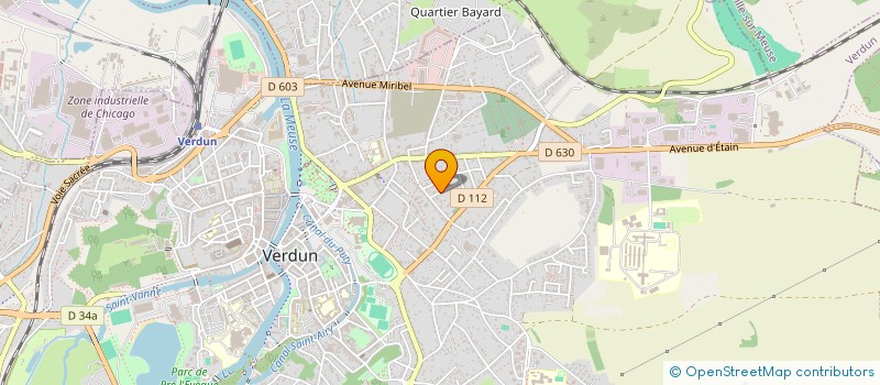 localisation de l'entreprise ATOUT-LOC à VERDUN