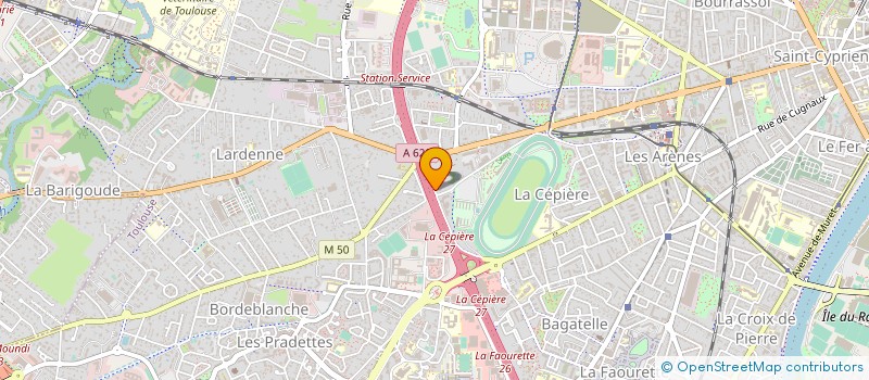 localisation de l'entreprise ATOUT M & R 31 à TOULOUSE