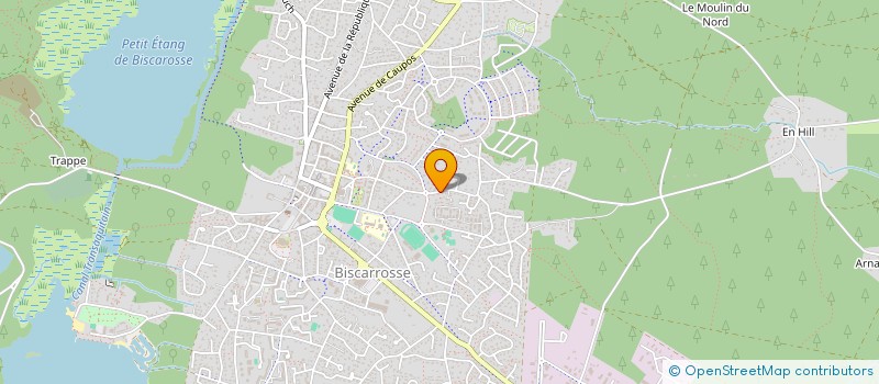 localisation de l'entreprise ATOUT MACONNERIE  BISCARROSSE