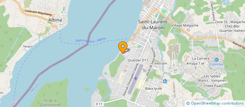 localisation de l'entreprise ATOUT MAIN à SAINT-LAURENT-DU-MARONI