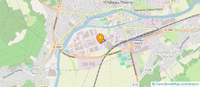 localisation de l'entreprise ATOUT MAISON à CHATEAU-THIERRY