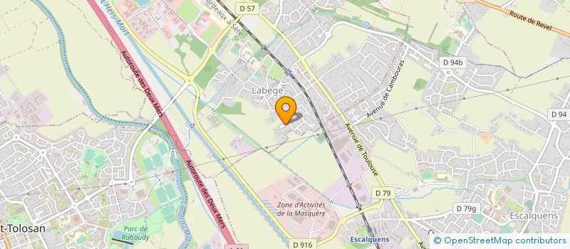 localisation de l'entreprise ATOUT MAJEUR 2050  LABEGE