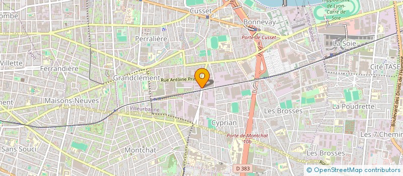 localisation de l'entreprise ATOUT MAJEUR RHONE ALPES à LYON