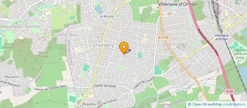 localisation de l'entreprise ATOUT PEINTURE 33  VILLENAVE-D'ORNON