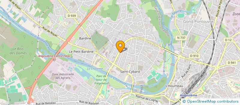 localisation de l'entreprise ATOUT PIERRE à ANGOULEME