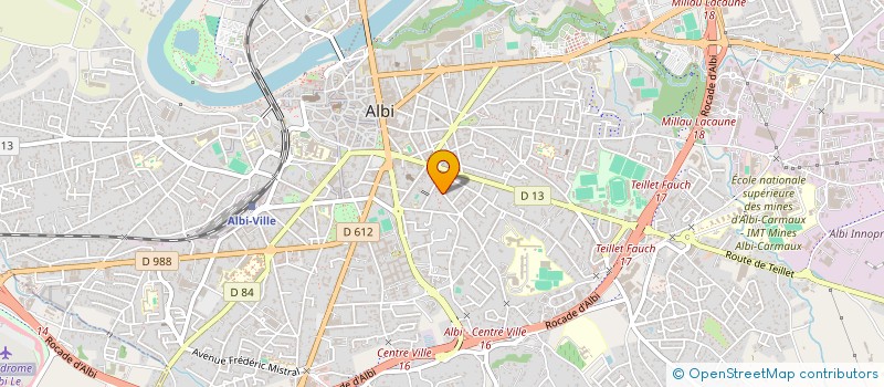 localisation de l'entreprise ATOUT PILOTAGE à ALBI