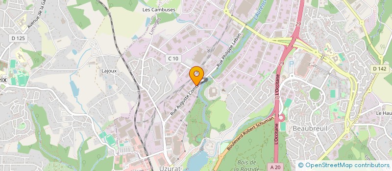 localisation de l'entreprise ATOUT PLANTS à LIMOGES
