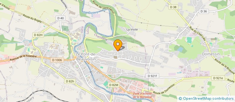 localisation de l'entreprise ATOUT PLOMBERIE 73  LE PONT-DE-BEAUVOISIN