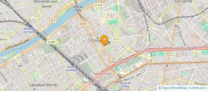 localisation de l'entreprise ATOUT PLUS à CLICHY