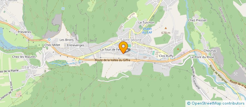 localisation de l'entreprise ATOUT PLUS NET à SAINT-JEOIRE