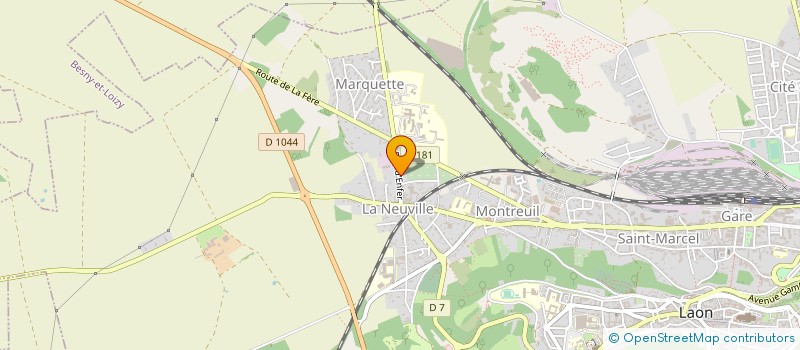 localisation de l'entreprise ATOUT POILS à LAON