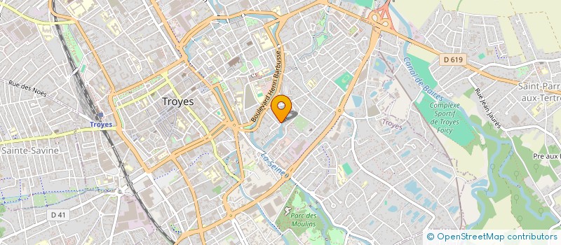localisation de l'entreprise ATOUT'POILS à TROYES