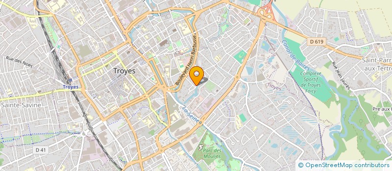 localisation de l'entreprise ATOUT'POILS  TROYES