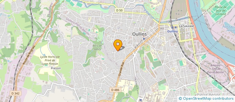 localisation de l'entreprise ATOUT POSE SARL  OULLINS-PIERRE-BENITE