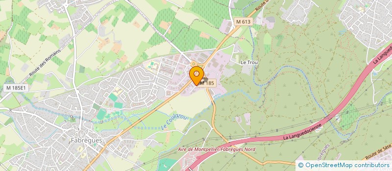 localisation de l'entreprise ATOUT POSES SIGNALETIQUE  FABREGUES