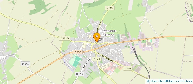 localisation de l'entreprise ATOUT PRINT PICARDIE  CREVECUR-LE-GRAND