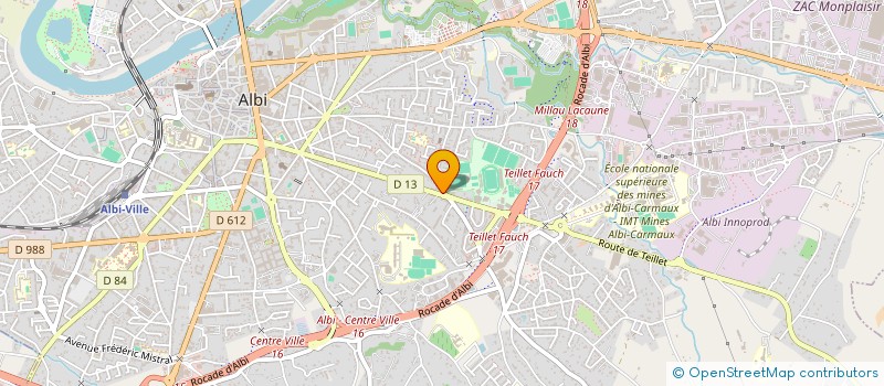 localisation de l'entreprise ATOUT PRO NETTOYAGE  ALBI