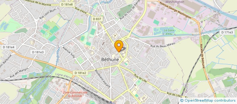 localisation de l'entreprise ATOUT PUBLIC à BETHUNE