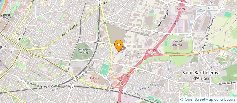 localisation de l'entreprise ATOUT RENOV à ANGERS