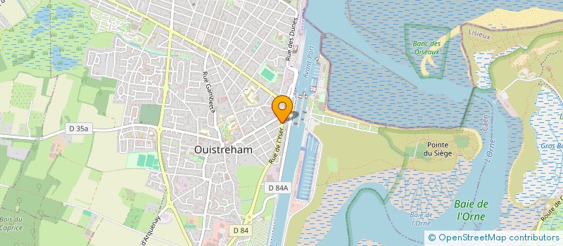 localisation de l'entreprise ATOUT RENOVATION 14  OUISTREHAM