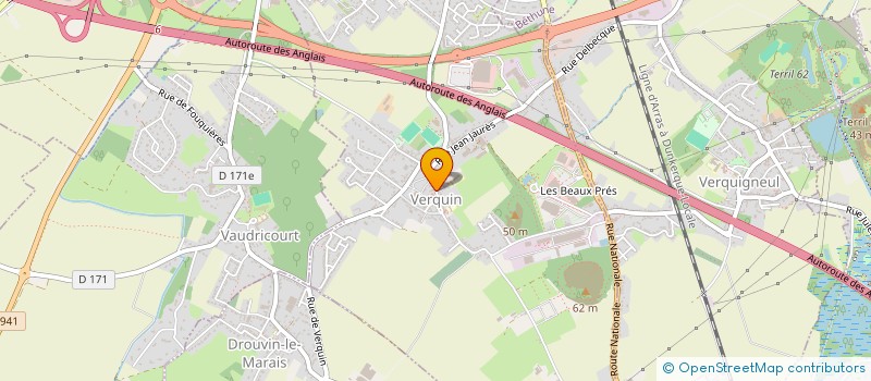 localisation de l'entreprise ATOUT SAVEUR  VERQUIN