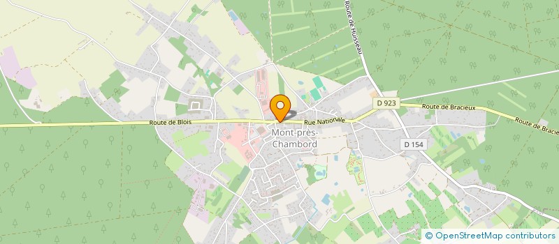 localisation de l'entreprise ATOUT SAVEURS  MONT-PRES-CHAMBORD