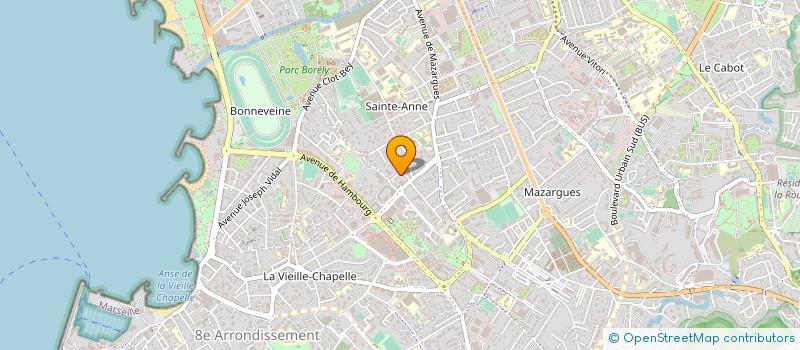 localisation de l'entreprise ATOUT SECURITE à MARSEILLE 8EME