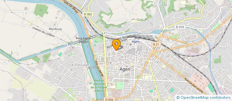 localisation de l'entreprise ATOUT SERVICE à AGEN