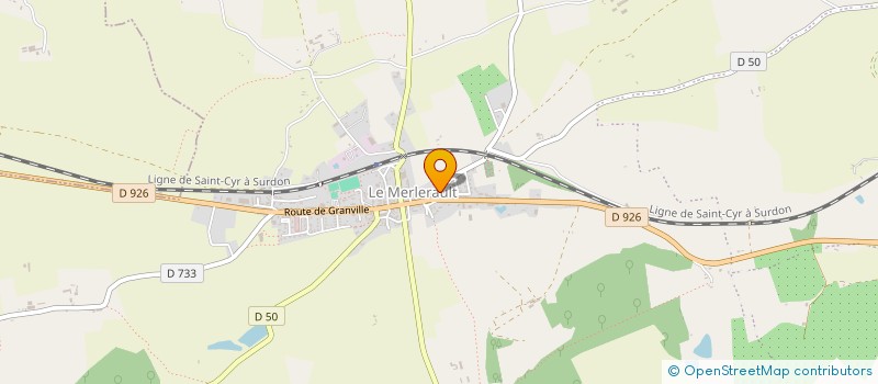 localisation de l'entreprise ATOUT-SERVICES à LE MERLERAULT