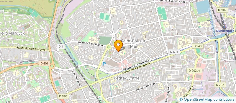 localisation de l'entreprise ATOUT SERVICES à DUNKERQUE