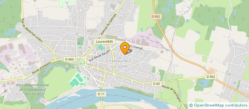 localisation de l'entreprise ATOUT SERVICES à CHATEAUNEUF-SUR-LOIRE