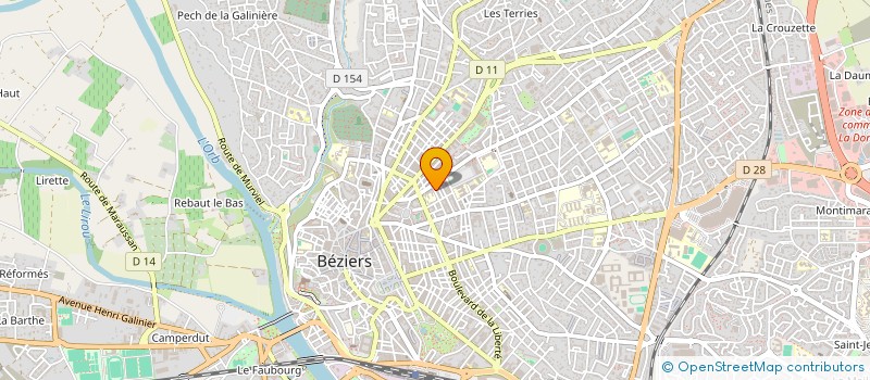 localisation de l'entreprise ATOUT SERVICES à BEZIERS
