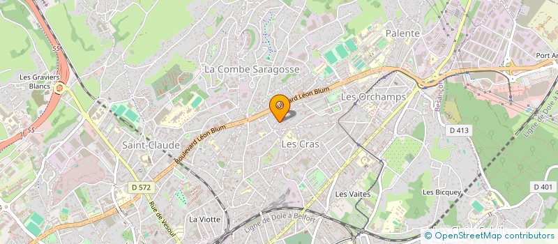 localisation de l'entreprise ATOUT SERVICES  BESANCON