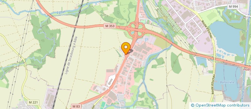 localisation de l'entreprise ATOUT SERVICES ALSACE à FEGERSHEIM