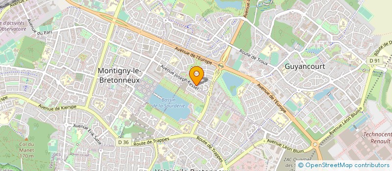 localisation de l'entreprise ATOUT'SERVICES PRO  MONTIGNY-LE-BRETONNEUX