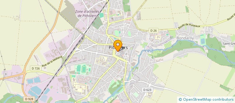 localisation de l'entreprise ATOUT SERVICES45 SARL à PITHIVIERS