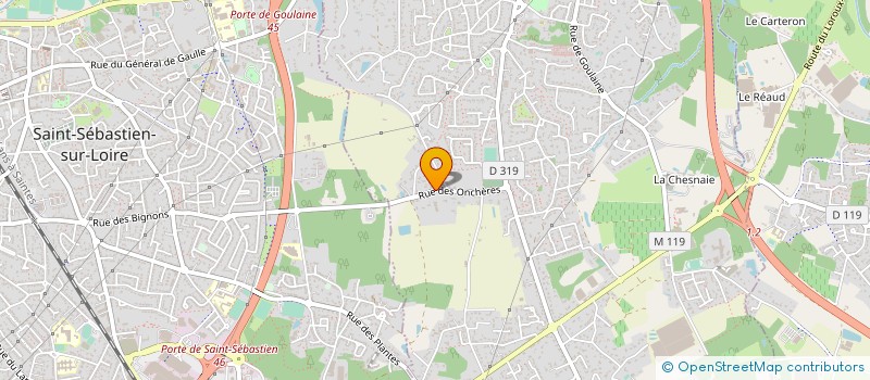 localisation de l'entreprise ATOUT SOLUTIONS SERVICES  OREE-D'ANJOU