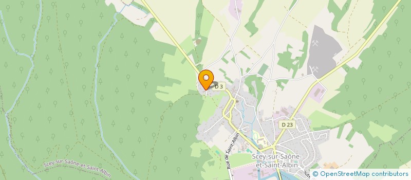 localisation de l'entreprise ATOUT-SPORT SCEYCOLAIS  SCEY-SUR-SAONE-ET-SAINT-ALBIN