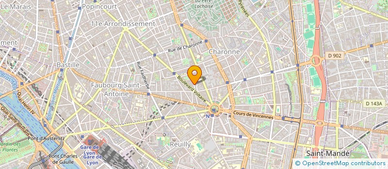 localisation de l'entreprise ATOUT SPORTS  PARIS