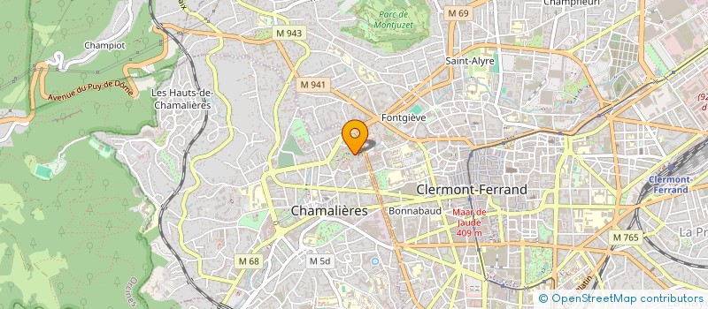 localisation de l'entreprise ATOUT SYNERGIA ERGONOMIE ET FORMATION à CHAMALIERES