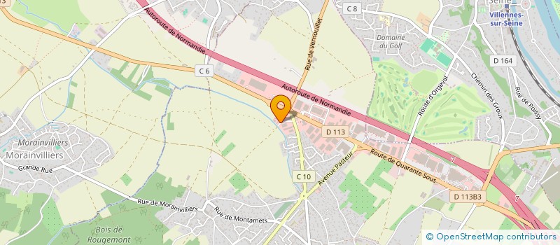 localisation de l'entreprise ATOUT-TRAJET à ORGEVAL