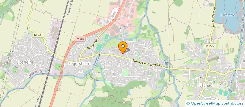 localisation de l'entreprise ATOUT TRANSPORT  FEGERSHEIM