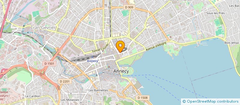 localisation de l'entreprise ATOUT TRAVAIL TEMPORAIRE à ANNECY